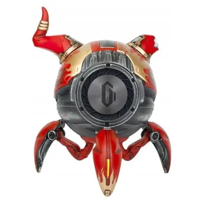 GravaStar Mars Pro Bluetooth 5.0 Speaker With Bass Boost And Stereo Sound- War Damaged - Red